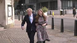 Boris Johnson casts his vote alongside fiancee Carrie Symonds News Clip