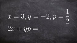 How to evaluate an expression three terms Instructional Video