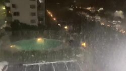 CLEAN : Floods and high winds as tropical storm Eta slams into Florida News Clip