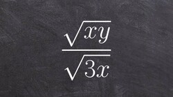 Learning to rationalize the denominator so that you can simplify a radical expression Instructional Video