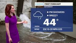 STORM WATCH: Dry tonight, rain Saturday night News Clip