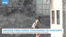 Oregon Wildfires Force More Than 10 Percent Of Population To Evacuate News Clip