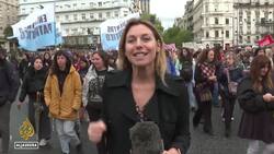 Thousands protest livestreamed murder of 2 women, young girl in Argentina News Clip