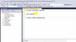 SQL Server Course for Beginners with 100+ examples - Create a Table Instructional Video