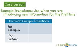 Connecting Ideas in Persuasive Writing: Using Transitions Instructional Video