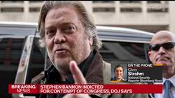 Ex-Trump Aide Stephen Bannon Indicted for Contempt of Congress News Clip