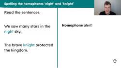 Spelling more homophones and near-homophones Instructional Video