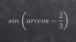 Evaluating the composition of inverse functions using triangles Instructional Video