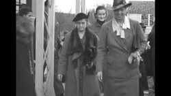 First Lady Eleanor Roosevelt tours Tygart Valley Homesteads near Elkins, WV in 1937 News Clip