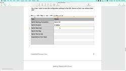 Getting Started with Scrum - Demo: Planning the First Sprint Instructional Video