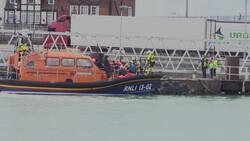 Border Force returns from the English Channel with dinghies News Clip