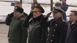 Ben Wallace attends wreath laying ceremony in Moscow News Clip