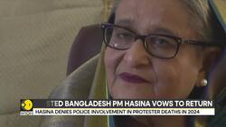 Bangladesh: 'I shall return, that's why Allah kept me alive', Sheikh Hasina vows to return News Clip