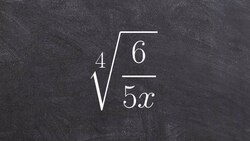 Simplify a root of a rational expression by rationalizing the denominator Instructional Video