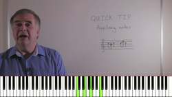 Auxiliary Notes (Non-Harmonic Tones) - Music Theory Instructional Video