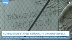 Confederate Statues Removed In Charlottesville, Virginia News Clip