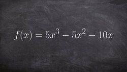 Factoring a Polynomial to Determine the Zeros Instructional Video
