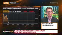 Bank of Korea Leaves Key Interest Rate Unchanged News Clip