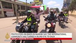 Kenyans rally in Nairobi to demand an end to Gaza genocide and call for Free Palestine News Clip