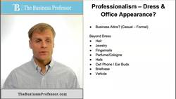 Building Your Professional Brand Through Dress and Appearance Instructional Video