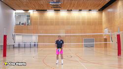 Volleyball - Clap digging Instructional Video
