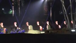 CLEAN : Egypt unveils a grandiose night-time ceremony the "Rams Road" News Clip