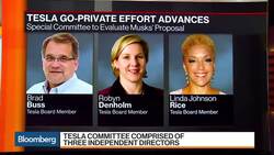 Tesla Board Forms Special Committee to Weigh Musk's Private Offer News Clip