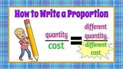 How to Write a Proportion | 7.RP.A.2 Instructional Video