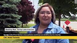 Wildfire evacuees from Sandy Lake First Nation arrive in GTA News Clip