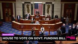 House to Vote on Government Funding Bill News Clip