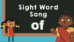 Introduction to sight word - Of Instructional Video