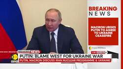 BREAKING: Macron urges Putin to agree to Ukraine ceasefire News Clip