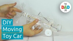 How to Make a Plastic Bottle Toy Car with a Propeller Instructional Video