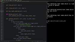 Python 3: Project-based Python, Algorithms, Data Structures - In-order traversal of a Binary Search Tree Instructional Video
