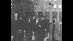 German President Friedrich Ebert visits Isle of Heligoland News Clip