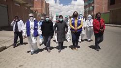 CLEAN : Door-to-door drive encourages vaccination in sceptical Bolivian city News Clip