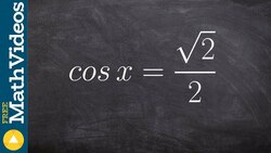 Why do we add intervals of 2pi to our solution Instructional Video