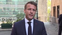 CLEAN : Macron calls Russian referendums in Ukraine a 'travesty' News Clip