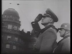 Germany invades Czechoslovakia, 1938 Stock Footage
