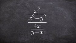 Dividing two rational expressions Instructional Video