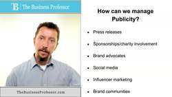 Marketing - How Can We Manage Publicity Instructional Video