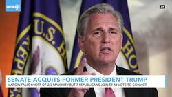 Former President Trump Acquitted In Historic Second Impeachment Trial News Clip