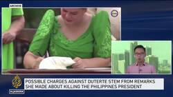 Philippines VP Sara Duterte could face criminal charges for inciting sedition, threats News Clip