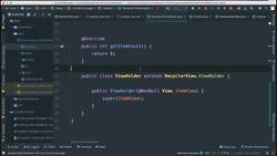 Comprehensive Android Developer Bootcamp - Recycler Adapter - Part 1 Instructional Video