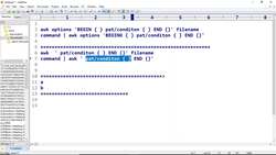 Bash Shell Scripting- awk command or awk script: Reading variable values from the command line Instructional Video