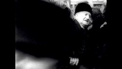 Buildings on Fire and Refugees Flee as Nazi's Invade Norway Stock Footage