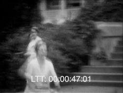 University Students Take Break, 1920s Stock Footage