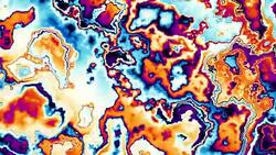 Moving random psychedelic wavy texture. Stock Footage