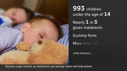 Doctors urge caution when giving children melatonin News Clip