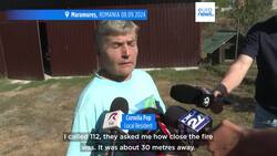 Residents in northern Romania survey damage after massive fire is extinguished Instructional Video